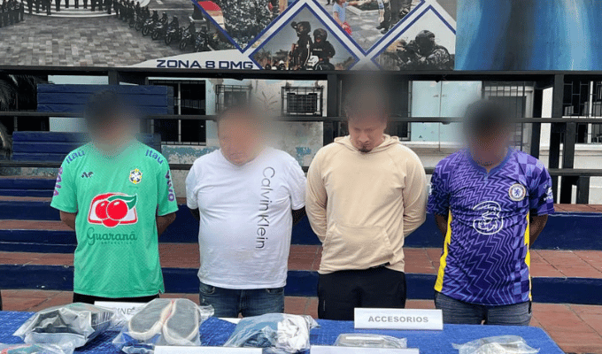 Gran golpe a banda roba-carros en Guayaquil