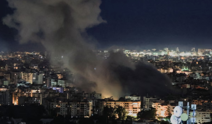 Israel desata bombardeos gigantes en el sur de Beirut
