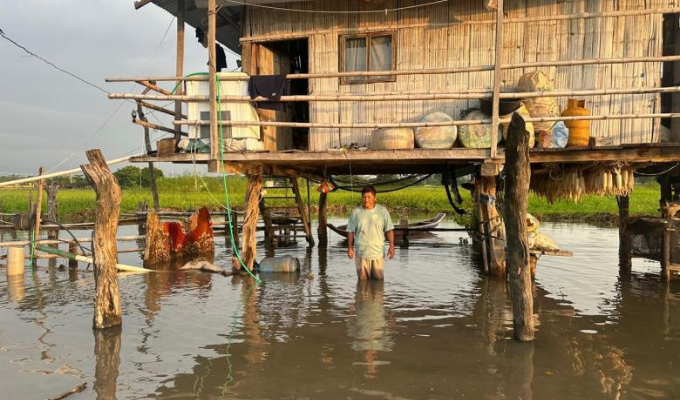 Más de 54.000 hectáreas bajo el agua en Guayas