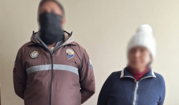 Cayó mujer con armas, explosivos, municiones y marihuana en Carchi