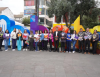 Ambato vivió una jornada por los derechos de la mujer.