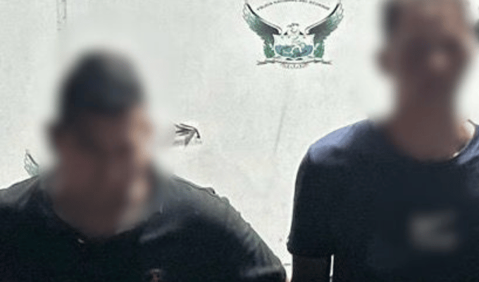 Dos ciudadanos fueron aprehendidos con armas y municiones en Naranjal