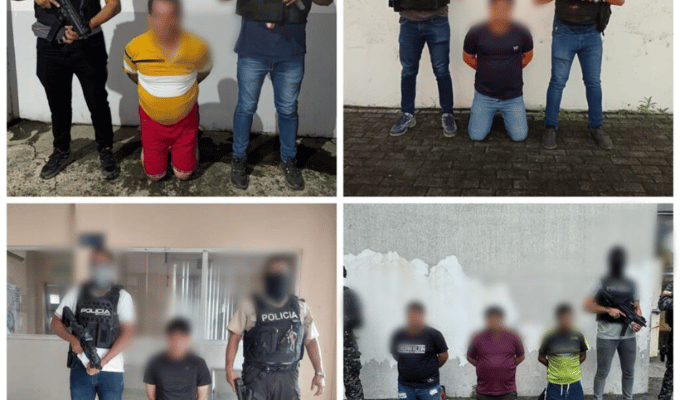 Liberaron a tres secuestrados y cayeron seis sospechosos en operativo