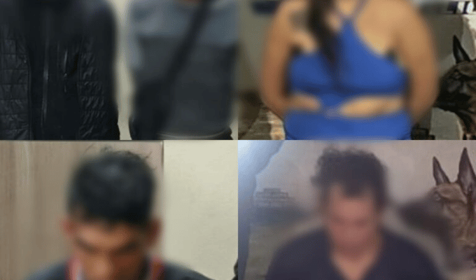 Cinco aprehendidos y más de mil dosis cayeron en operativos antidrogas