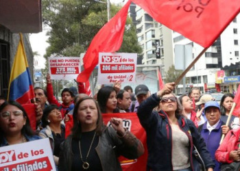 Unidad Popular se planta ante el CNE y rechaza informe de eliminarlo