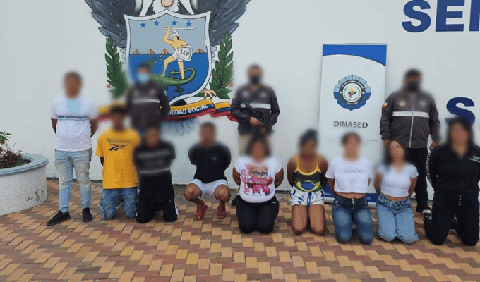 Nueve aprehendidos por asesinato sacuden a Tungurahua
