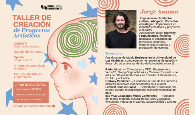 Ambato abre un taller intensivo para convertir ideas artísticas