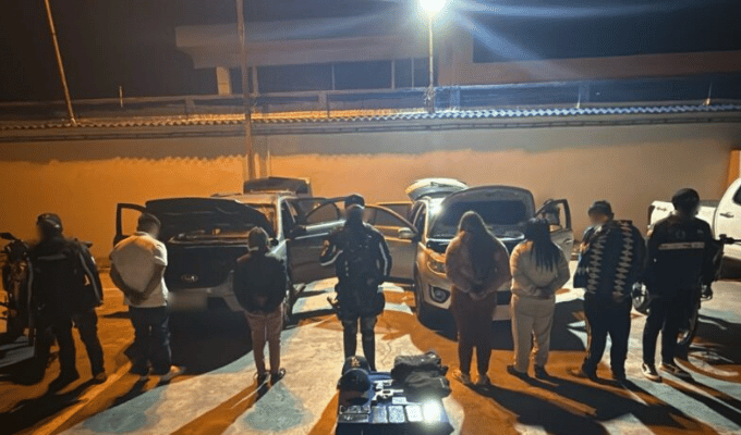 Capturan a cinco sospechosos por asaltos armados en Quito