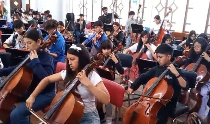 Orquesta Infantil Arcoral rumbo a un debut histórico en Quito