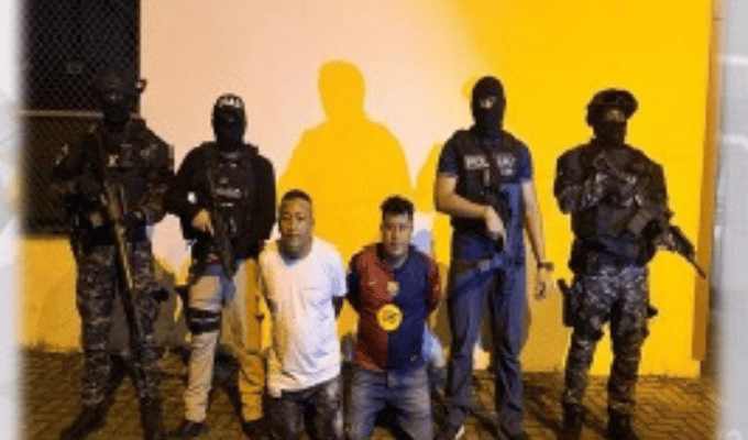 Operativo policial deja dos detenidos y varios indicios en Los Ríos