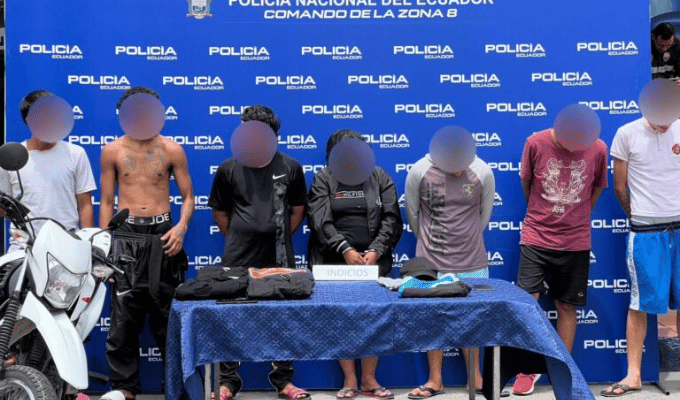 Caen 7 aprehendidos por terrorismo, robos y vandalismo en Guayaquil