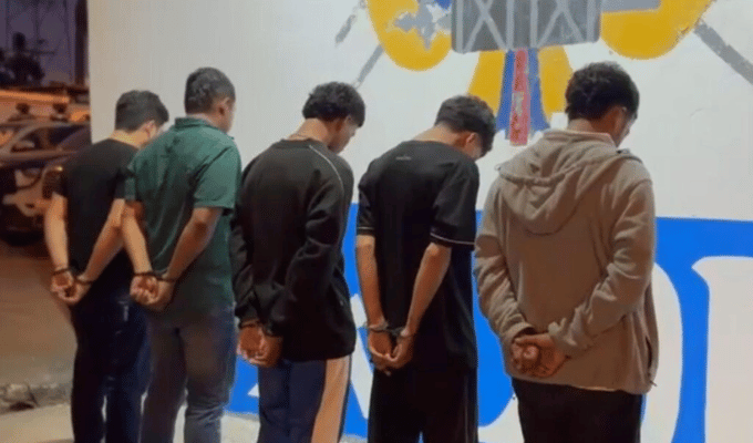 Capturan a cinco sospechosos de robo en Santa Rosa, El Oro