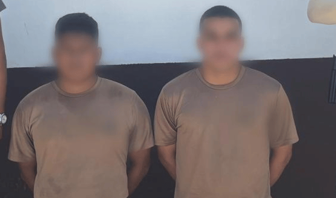 Caen dos sospechosos por extorsión tras operativo en Salinas