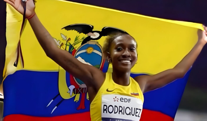 Kiara Rodríguez pone a Ecuador en vitrina grande del deporte mundial