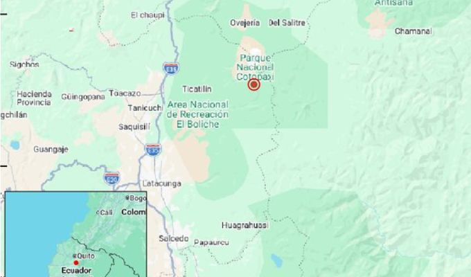 Sismo sacudió cerca de Baños la tarde de este 17 de abril de 2026
