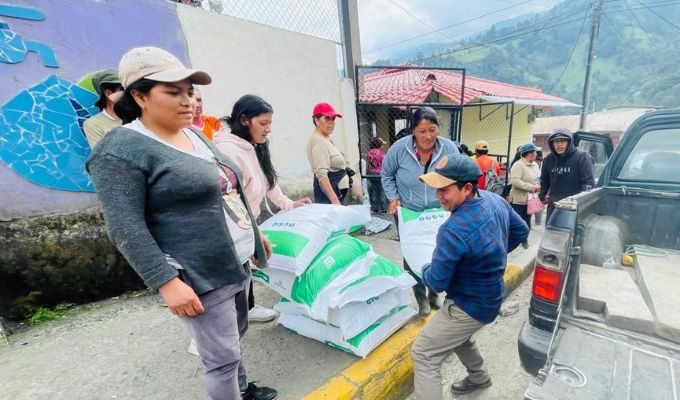 Quisapincha acelera obras para fortalecer el riego comunitario