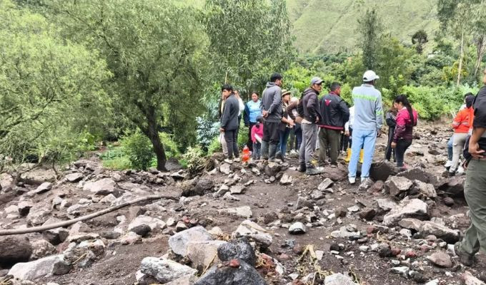 Aluvión golpeó Ambato y dejó un fallecido tras fuerte temporal