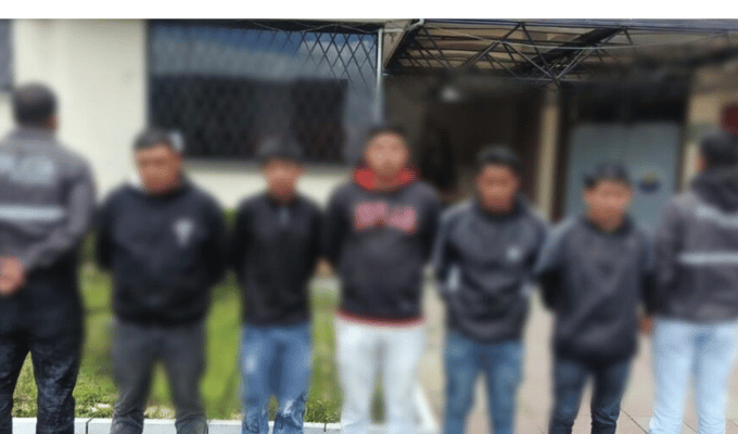 Caen cinco sospechosos por robo de vehículos en el sur de Quito
