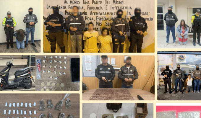 Cinco aprehendidos en operativo antidrogas