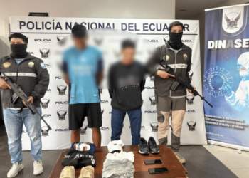 Cuatro aprehendidos y un menor aislado tras hechos violentos en Guayas