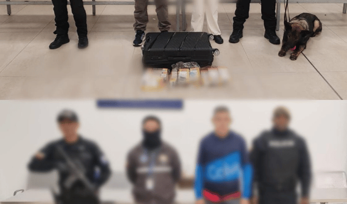 Operativo en aeropuerto de Quito frena envío de droga hacia Cuba