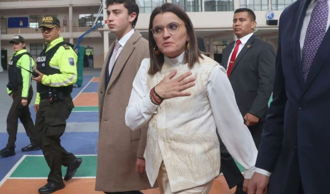 Daniel Noboa vuelve a poner a María José Pinto al frente