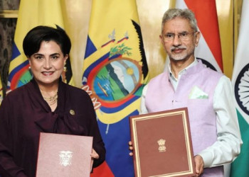 Gabriela Sommerfeld aterriza en India y mueve la agenda internacional