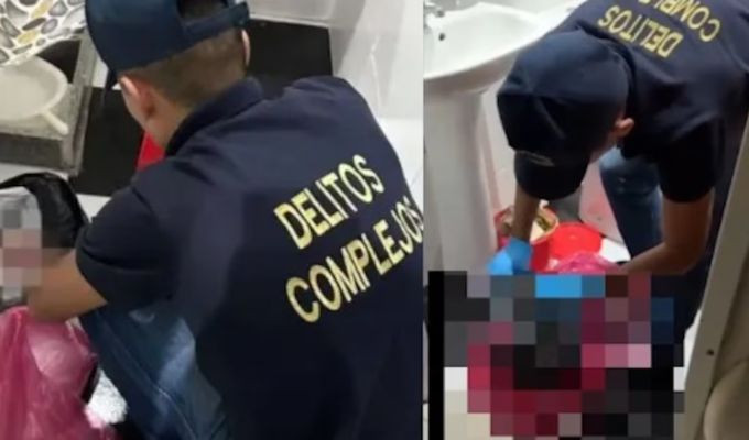 Hallan ocho fetos en bolsas de basura dentro de una clínica