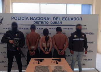 Caen alias “Chucky”, “Pelado HP” y “Becky” con armas y droga en Durán