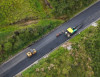 La vía Guayaquil - Riobamba avanza: obra ya llega al 20 %