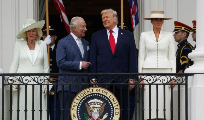 Carlos III volvió a ver a Trump antes de salir de EE.UU.