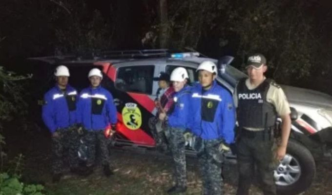 GOE rescató a menor reportado como desaparecido en Ascázubi