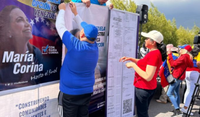 María Corina Machado llama a venezolanos en Quito y otras 120 ciudades