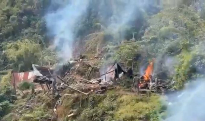 Fuerzas Armadas golpean la minería ilegal en Podocarpus