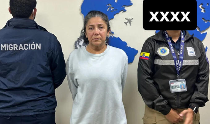 Deportan a Gina Zambrano a Ecuador
