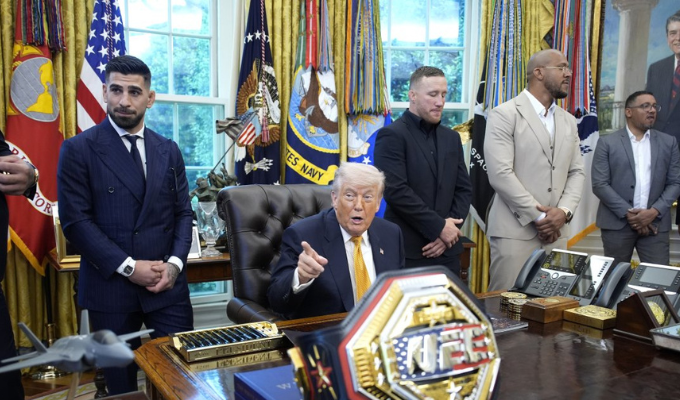 UFC llega a la Casa Blanca con Ilia Topuria al frente
