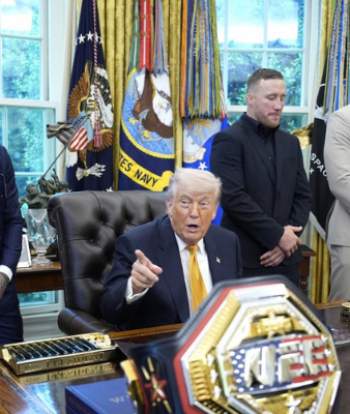 UFC llega a la Casa Blanca con Ilia Topuria al frente
