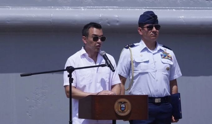 Noboa alista viaje a Paraguay para cumbre del Mercosur en junio