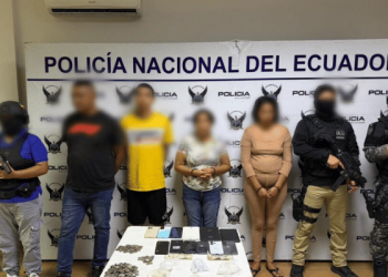 Capturan a cuatro presuntos implicados en microtráfico en Guayaquil