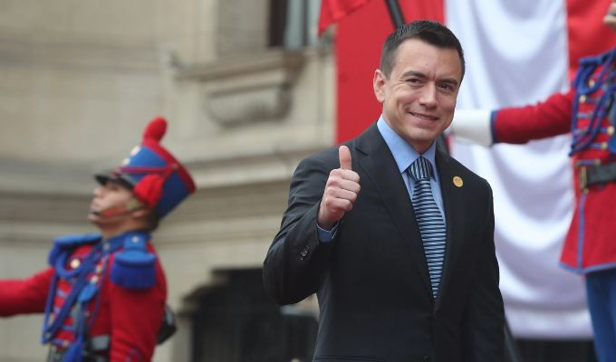 Daniel Noboa alista cita clave en Washington con J.D. Vance
