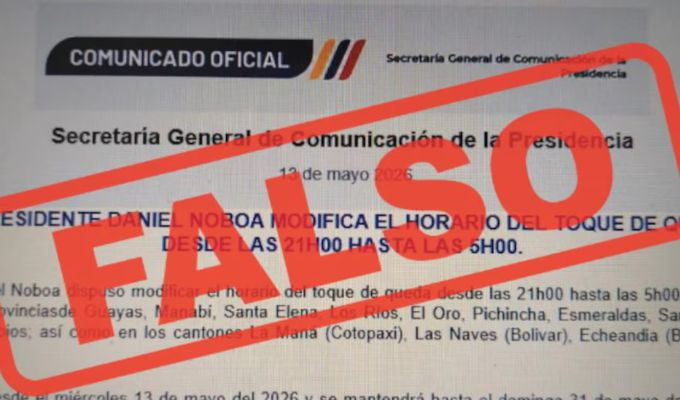 Gobierno sale a apagar rumor sobre el toque de queda