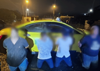 Cuatro sujetos armados fueron aprehendidos en operativo policial