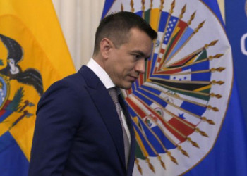 El paso de Noboa por Estados Unidos termina con mensajes duros