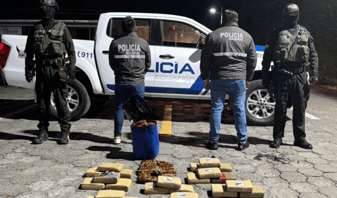 Más de 120 kilos de droga fueron decomisados en operativos antidrogas