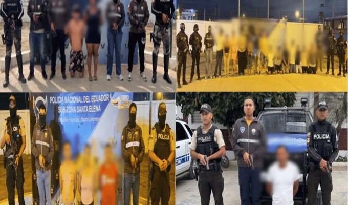 Golpe a red ligada a “Los Choneros”: 15 detenidos y 3 aprehendidos