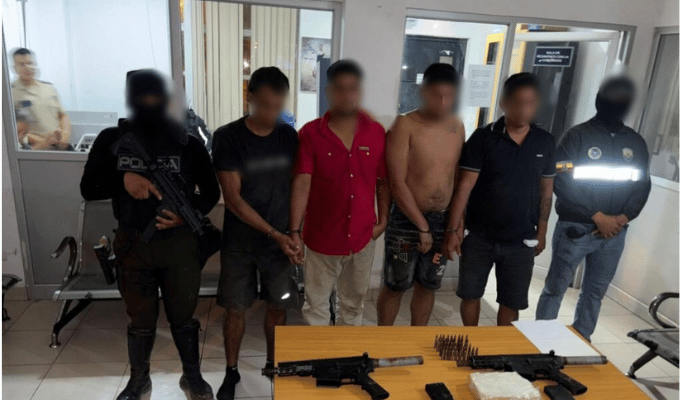 Caen cuatro presuntos integrantes de “Lobos Box” en Yaguachi