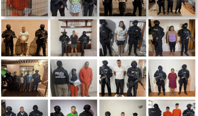 Operativo en siete provincias y en Perú destapa ruta ilegal de armas