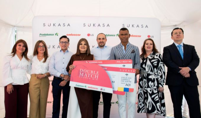 Sukasa ya entregó el primer premio de “Double Match, Double Win”