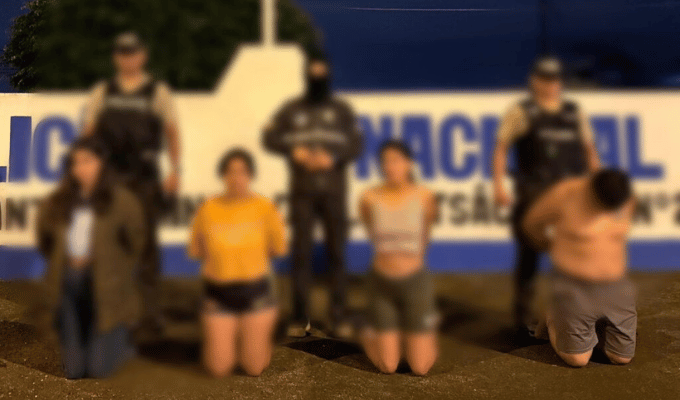 Operativo en Los Ríos terminó con una liberación y cuatro aprehendidos