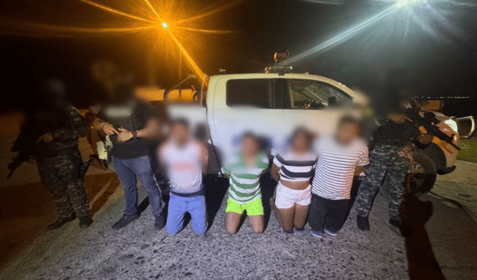 Cayeron cuatro presuntos extorsionadores en operativo ejecutado